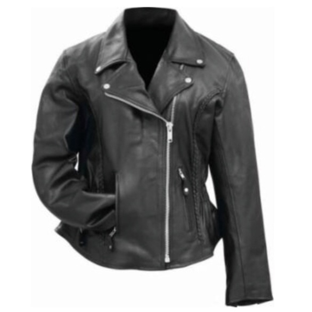 American hide and leather jacket.